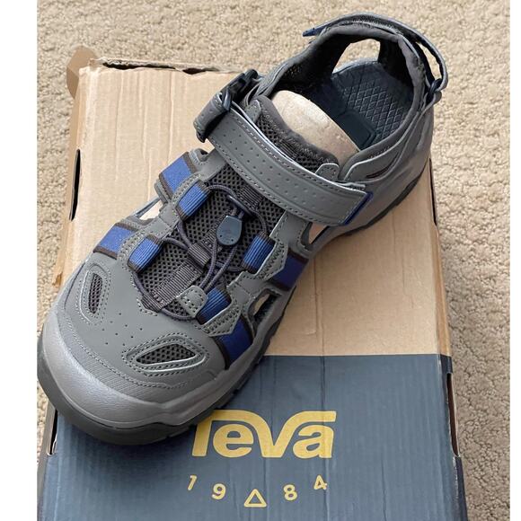 Teva Men's Omnium 2 Closed Toe Water Resistant Sport Sandals Gray Size 9 NIB - Picture 8 of 8